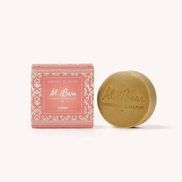 Savon d'Alep parfumé Ambre / Douceur ambrée naturelle