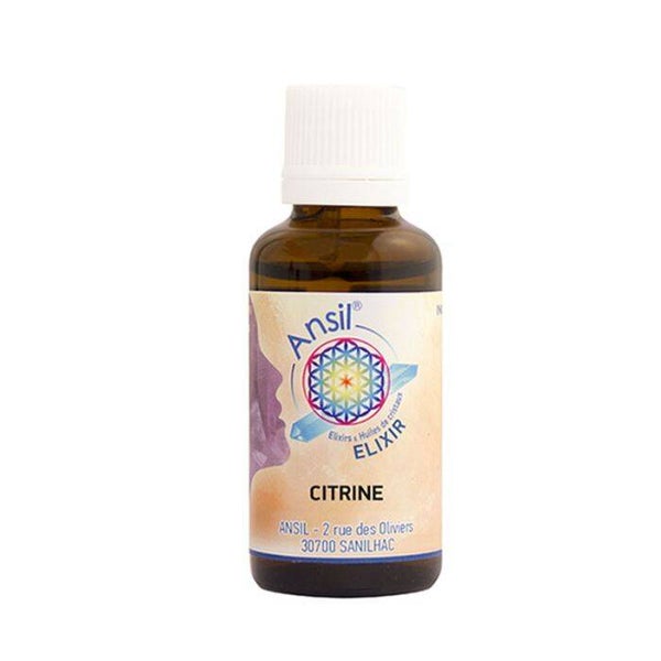 Citrine Elixir de cristal / Clarté mentale