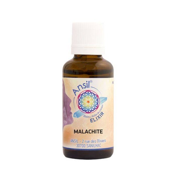 Malachite Elixir de cristal / Pierre d'assurance et de protection