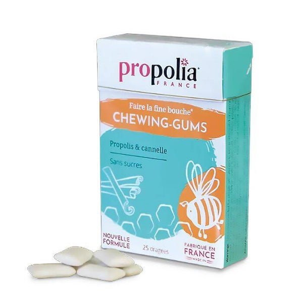 Chewing-gums sans sucres - Propolis Cannelle / Fraîcheur, propolis et cannelle