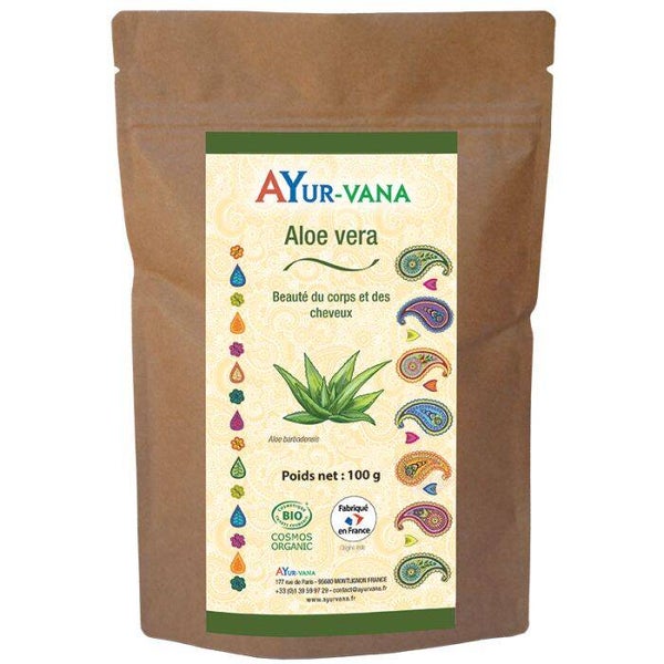 Aloe Vera certifié bio en poudre / Beauté naturelle réparatrice