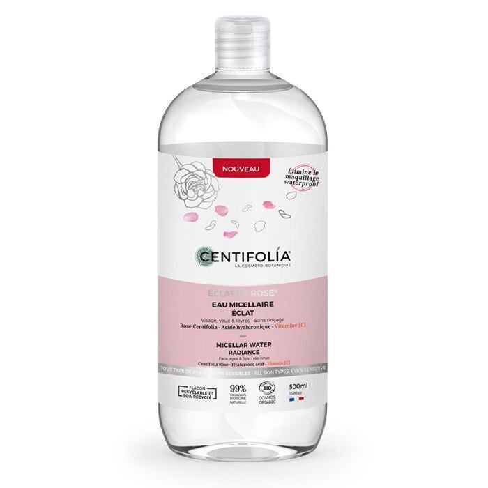 Eau micellaire éclat certifiée Bio / Nettoyage doux sans rinçage
