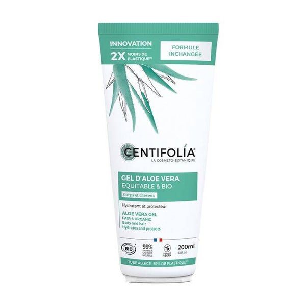 Gel d'Aloe Vera bio certifié Bio / Hydratation et protection