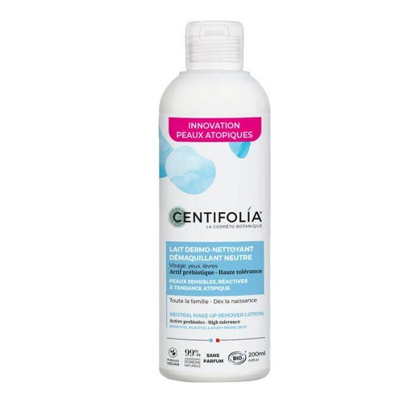 Lait Dermo-Nettoyant Démaquillant Neutre certifié bio / Nettoie, apaise