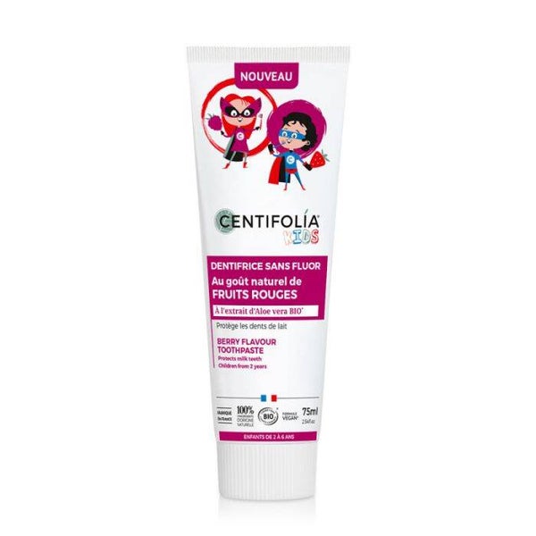 Dentifrice sans fluor fruits rouges Enfants
