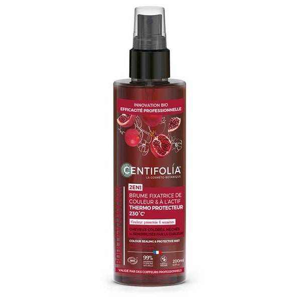 Brume fixatrice couleur & thermoprotecteur certifiée bio / Protection couleur & chaleur
