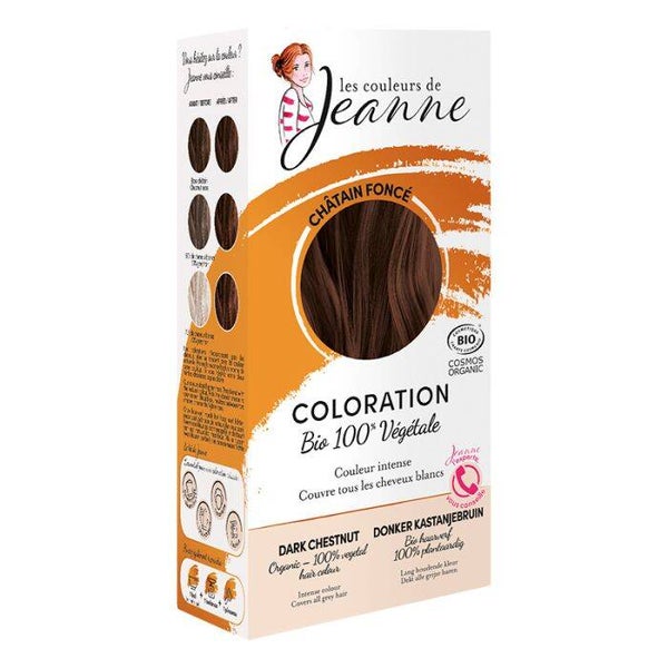 Coloration végétale Châtain Foncé certifiée Bio