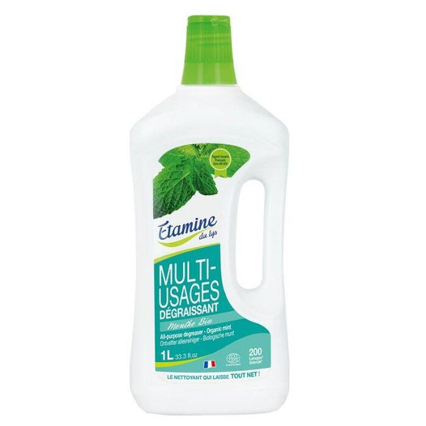 Multi-usages Dégraissant Menthe Bio / Dégraissant au parfum rafraîchissant