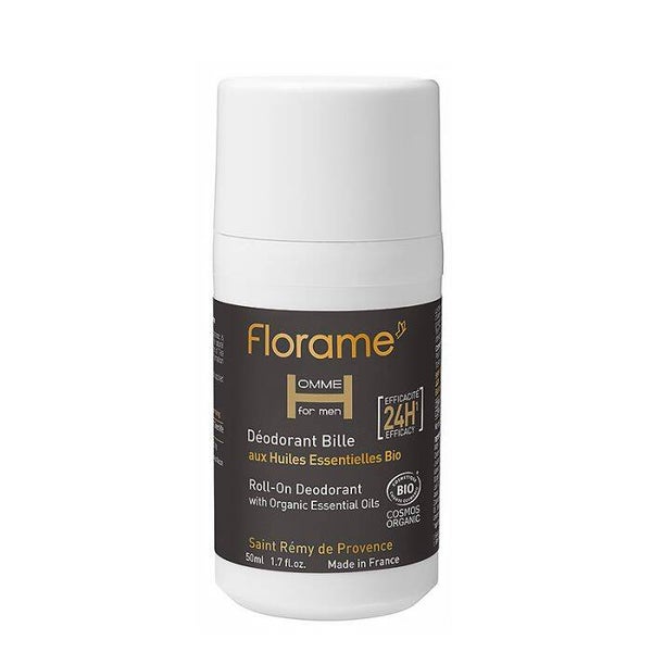 Déodorant Bille Homme certifié bio / Fraîcheur boisée, efficacité et douceur