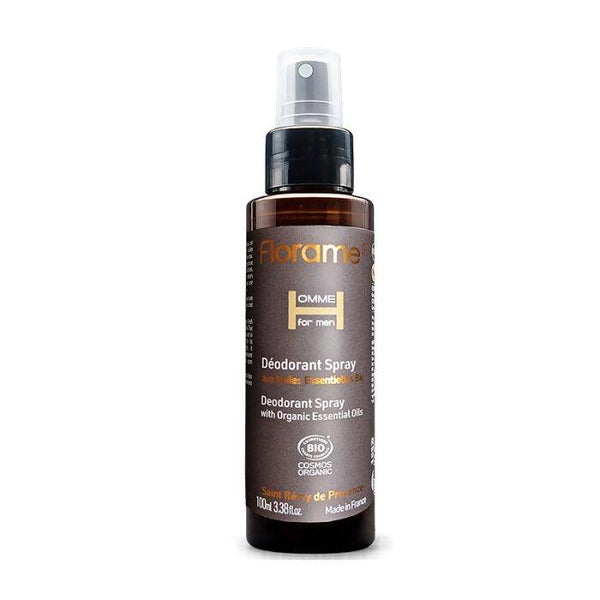Déodorant Spray Homme certifié bio / Fraîcheur boisée naturelle