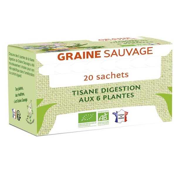 Tisane digestion aux 6 plantes bio / Saveur & bien être