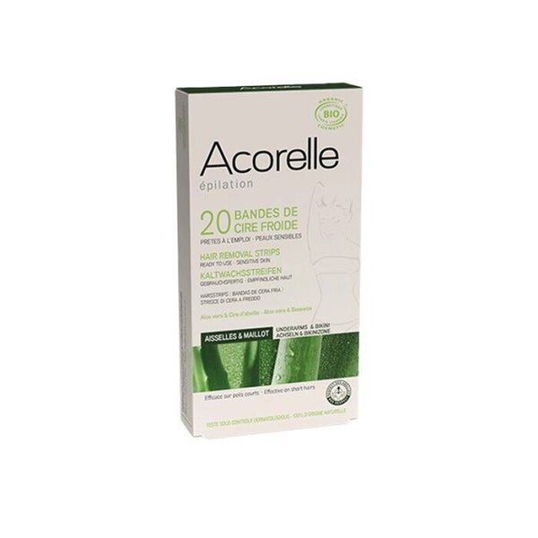 Bandes de Cire Froide Bio Maillot / Épilation rapide et douce