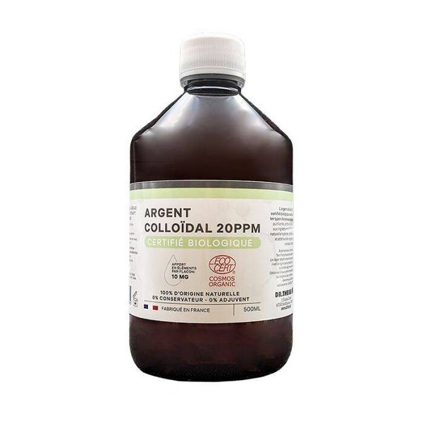 Argent Colloïdal certifié bio 20 ppm / Soin purifiant naturel