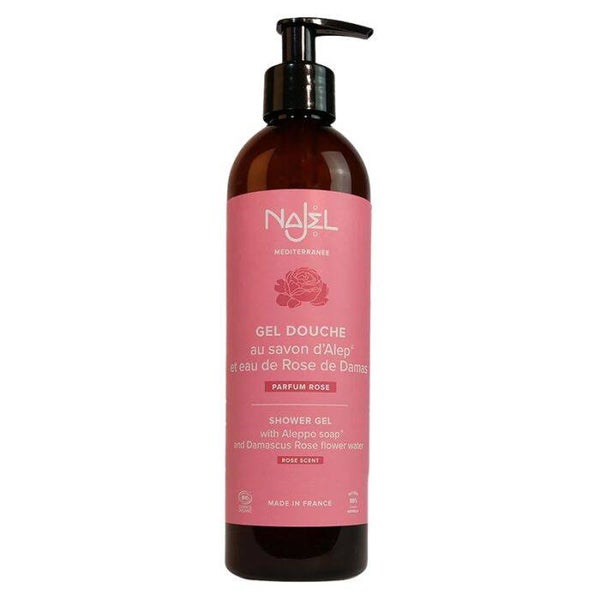Gel douche parfum rose au savon d'Alep / Douceur et pureté