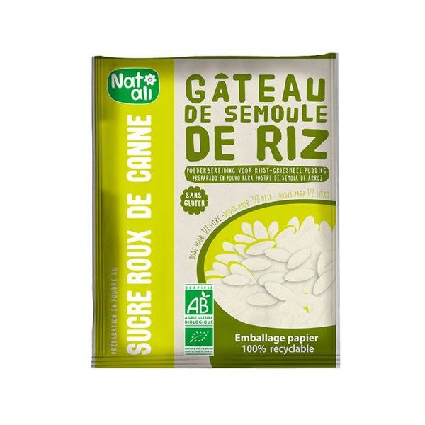 Gâteau de semoule de riz bio / Saveur d'enfance