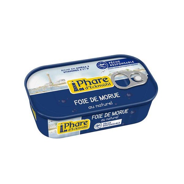 Foie de Morue au Naturel  / Richesse naturelle en oméga 3