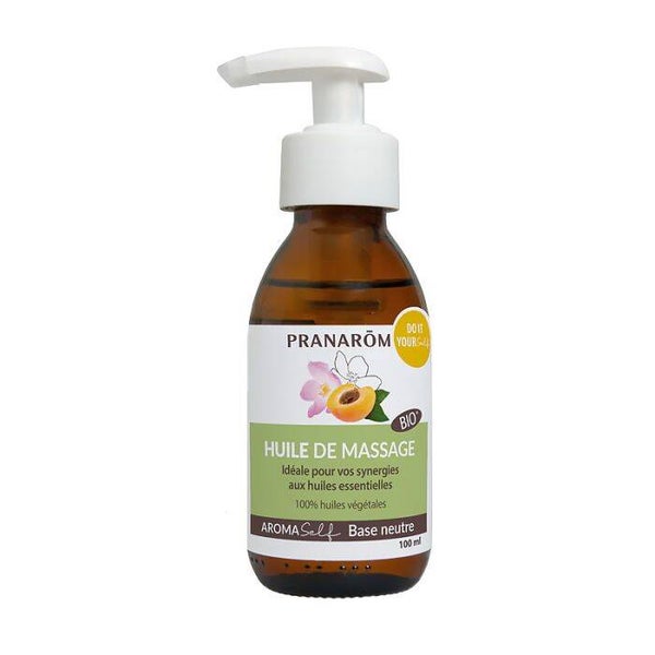 Huile de massage neutre bio / Texture fluide et pure