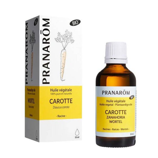 Huile végétale bio de carotte / Éclat, bronzage, douceur naturelle