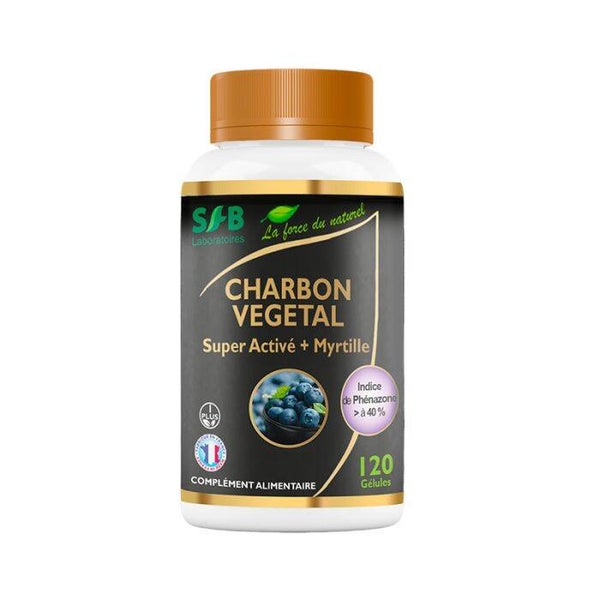 Charbon Super Activé + Myrtille / Détox, digestion, protection naturelle