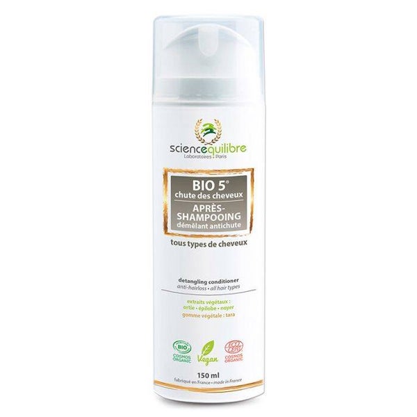 BIO 5 Après-shampooing antichute certifié bio / Démêle, hydrate et protège