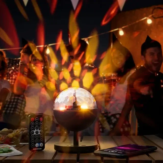 Projecteur LED Rechargeable avec Haut-parleur