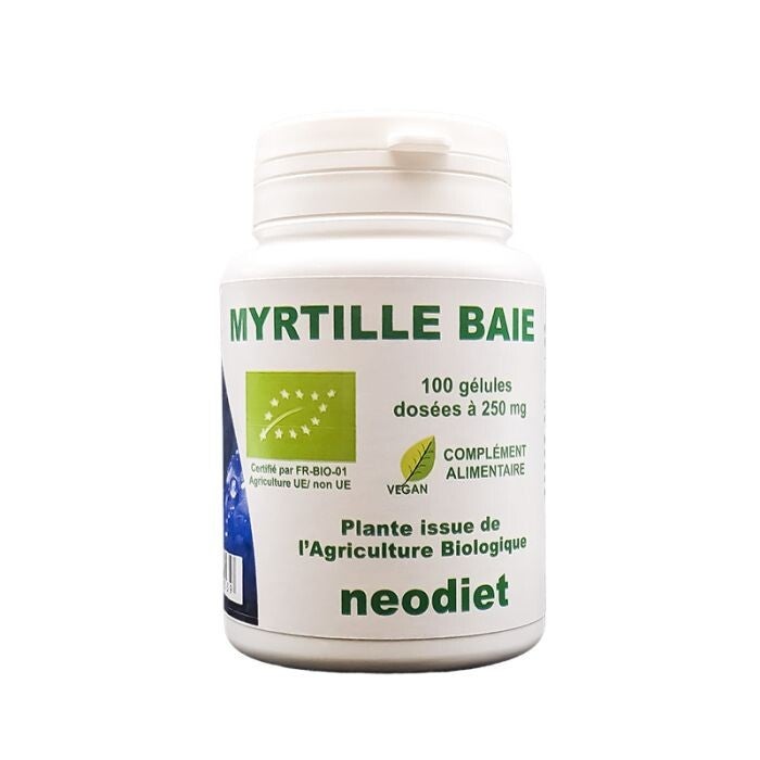Myrtille 250 mg Bio / Soutien visuel naturel