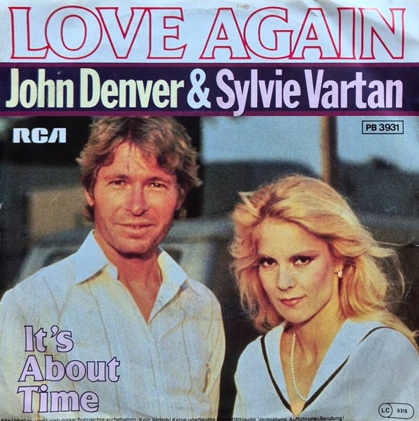 Single - John Denver & Sylvie Vartan - Love again