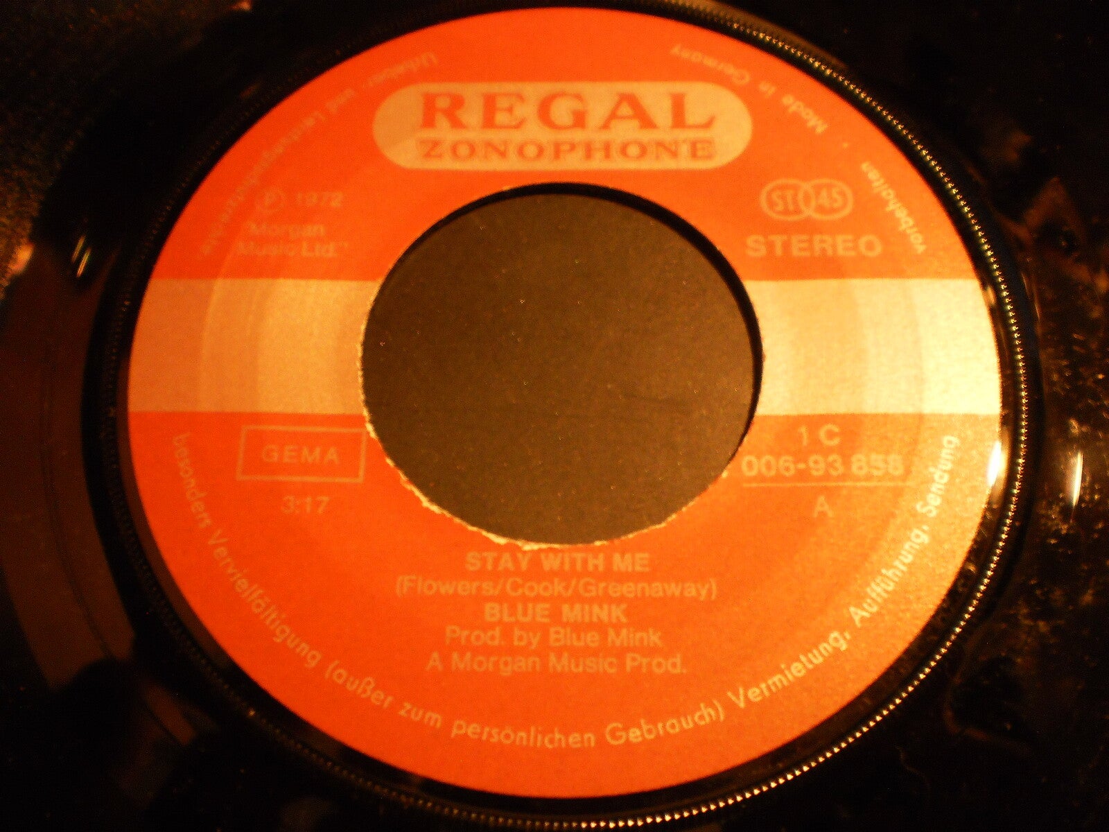 Single Blue Mink Stay with me