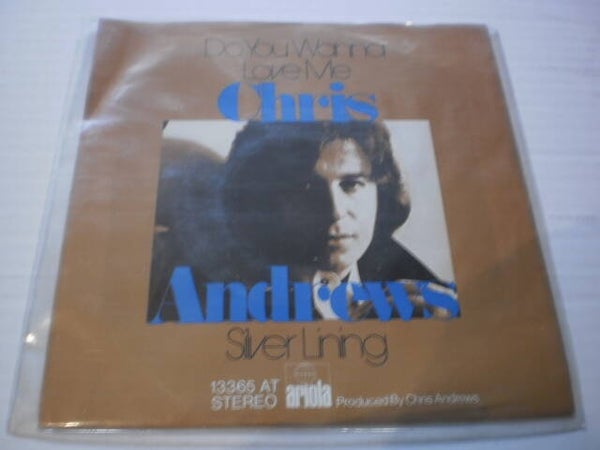 Single Chris Andrews - Do you wanna love me 