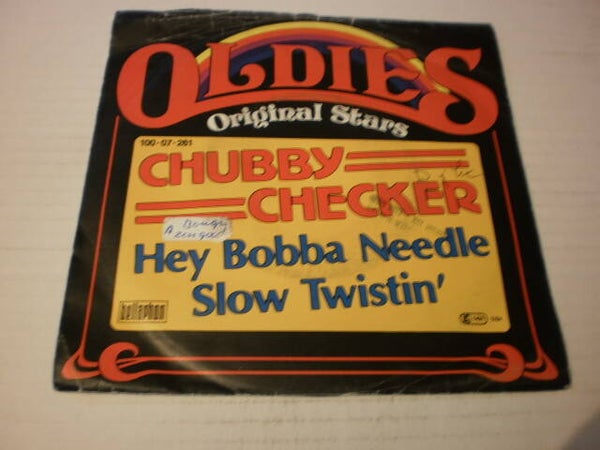 Single Chubby Checker - Hey Bobba Needle