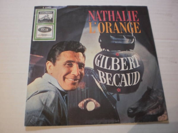 Single Gilbert Becaud - Nathalie 