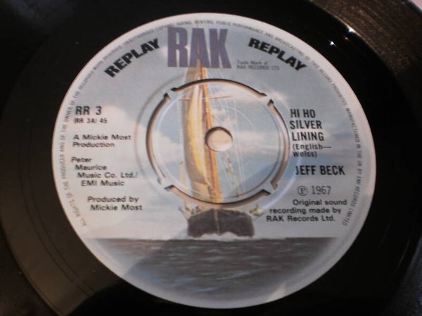 Single Jeff Beck - Hi ho Silver lining