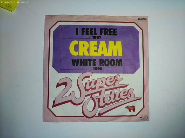 Single Cream - I feel free / White Room ( Oldies )