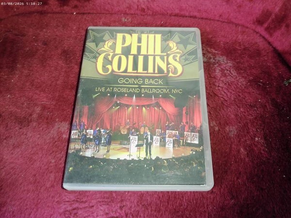 DVD Phil Collins  - Going Back ( Live Roseland Ballroom )