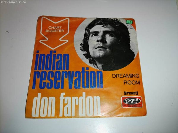 Single Don Fardon - Indian Reservation / Dreaming Room ( Germany )