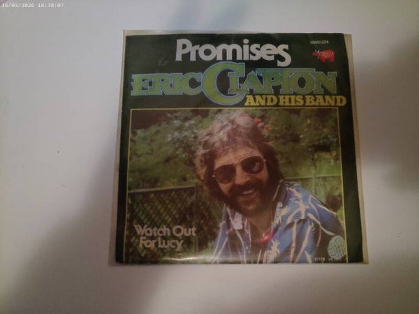 single Eric Clapton - Promises / watch out for Lucy
