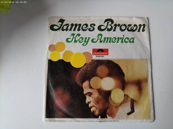Single James Brown - Hey America