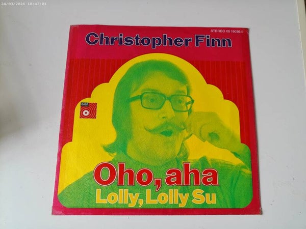 single Christopher Finn - oho, aha / Lolly Lolly Su