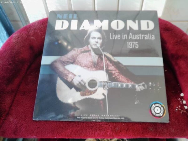 LP Neil Diamond - Live in Australia 1975  NIEUW