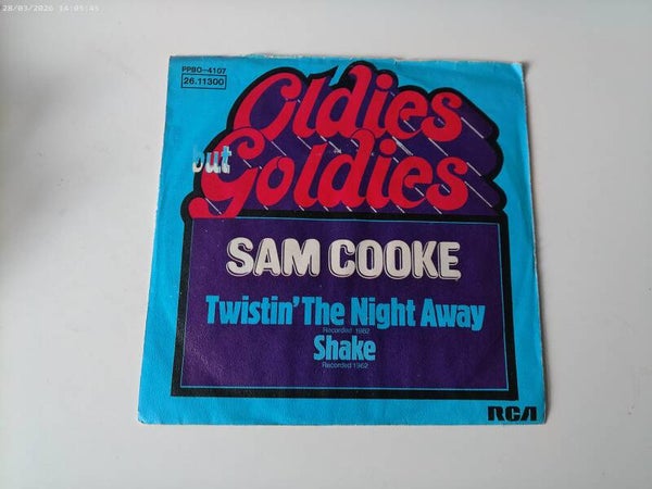 Single Sam Cooke - Twistin' the night away / Shake  OLDIES
