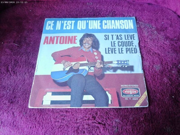 single Antoine - Ce n'est qu'une chanson