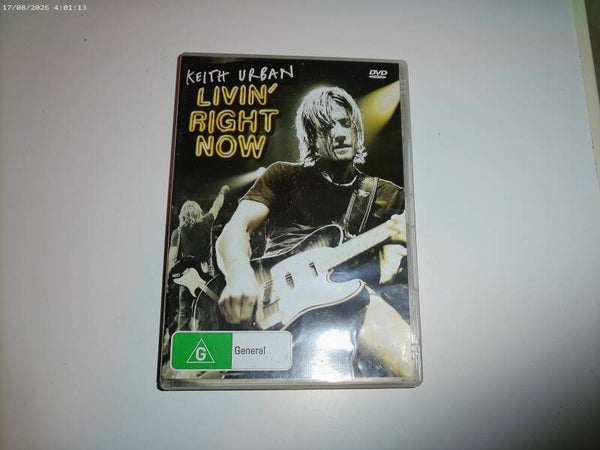 DVD Keith Urban  - Livin' Right now