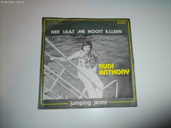 single Rudi Anthony - Nee laat me nooit alleen