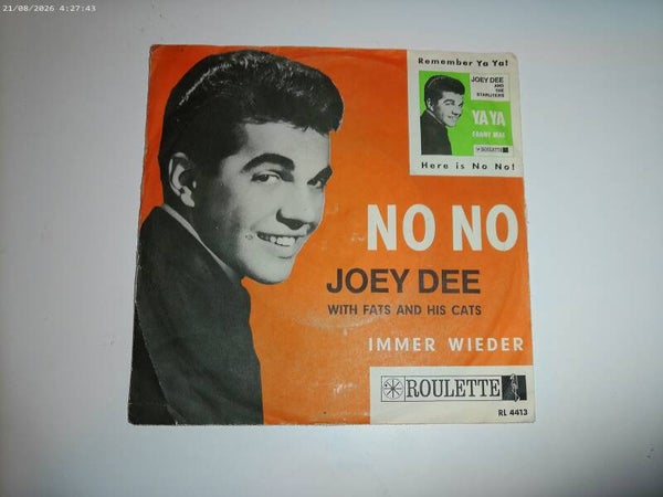 single Joey Dee & Fats and his Cats - No no / Immer wieder