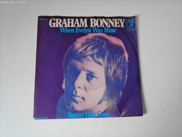 Single Graham Bonney - When Evelyn was mine / Sunny has gone
