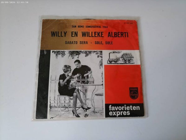 single Willy & Willeke Alberti - Sabato Sera / Sole sole