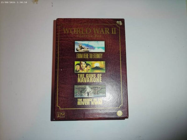 3 DVD set World War II Classic Movies