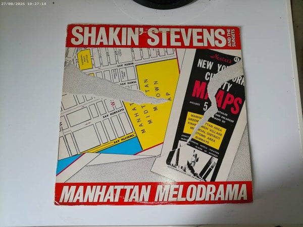LP Shakin' Stevens & the Sunsets - Manhattan Melodrama