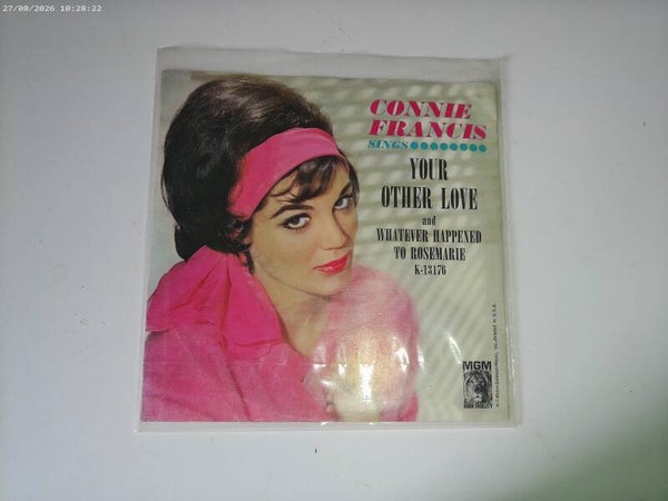 Single Connie Francis - your other love / Whatever happened to Rosemarie