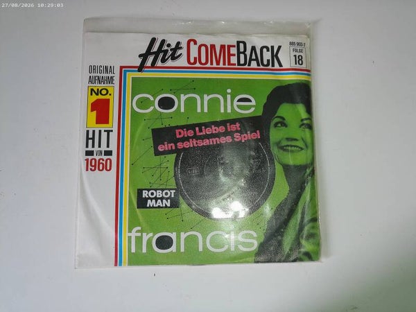 single Connie Francis - Die Liebe ist ein seltsames Spiel ( hit Comeback )